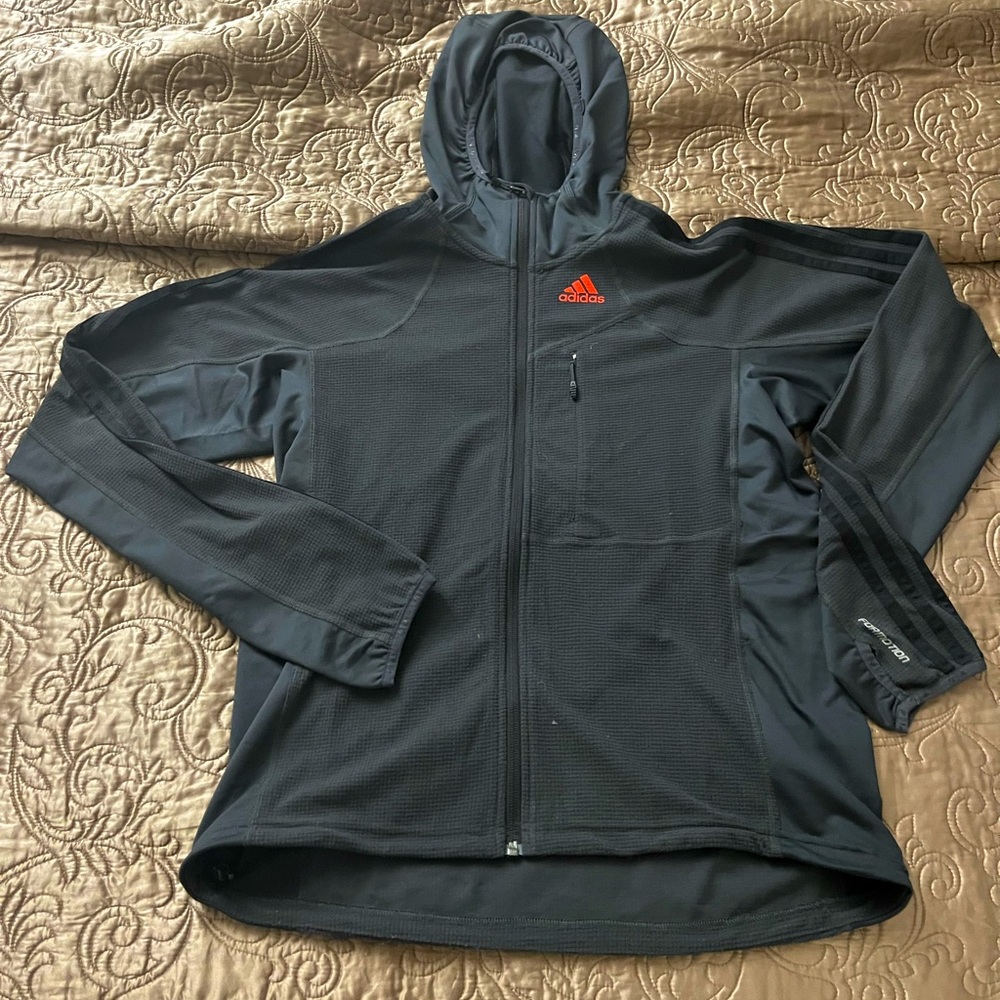 Adidas Outdoor Men’s Formotion Full zip running hoodie. Size M
